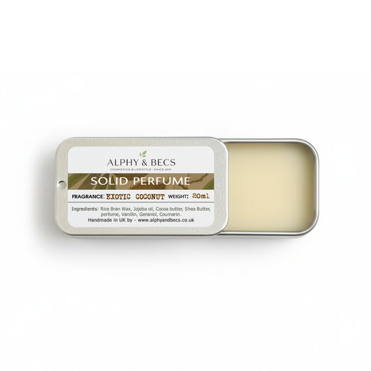 Natural Solid Perfume for Women - COCONUT - 20ml