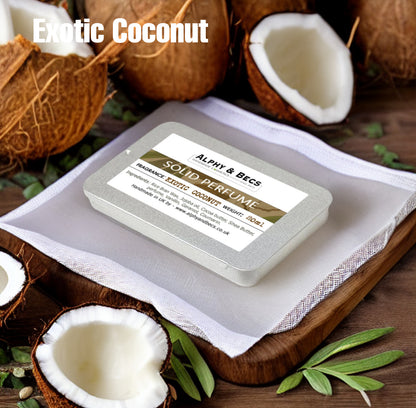 Natural Solid Perfume for Women - COCONUT - 20ml