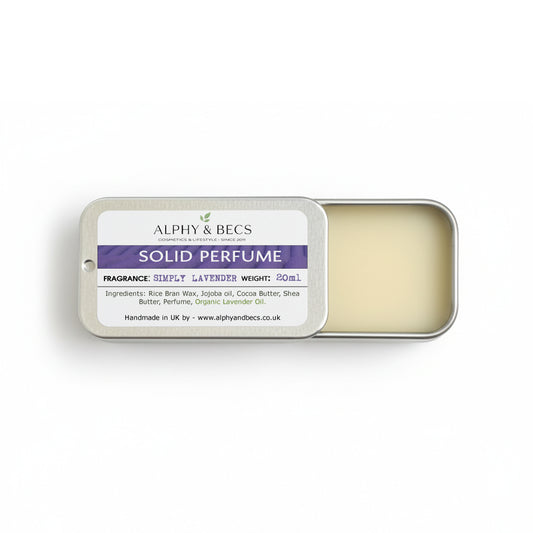 Natural Solid Perfume for Women - SIMPLY LAVENDER
