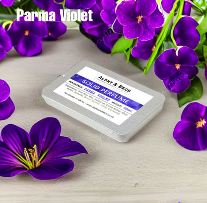 Natural Solid Perfume for Women - Parma Violet - 20ml
