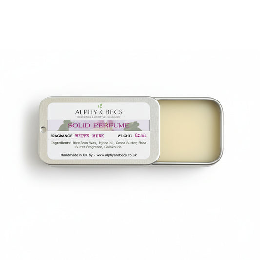Natural Solid Perfume for Women - White Musk - 20ml