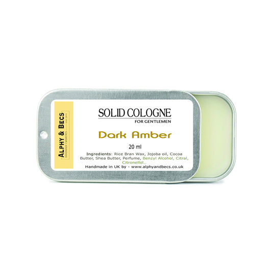 Solid Cologne For Men - Dark Amber - 20ml