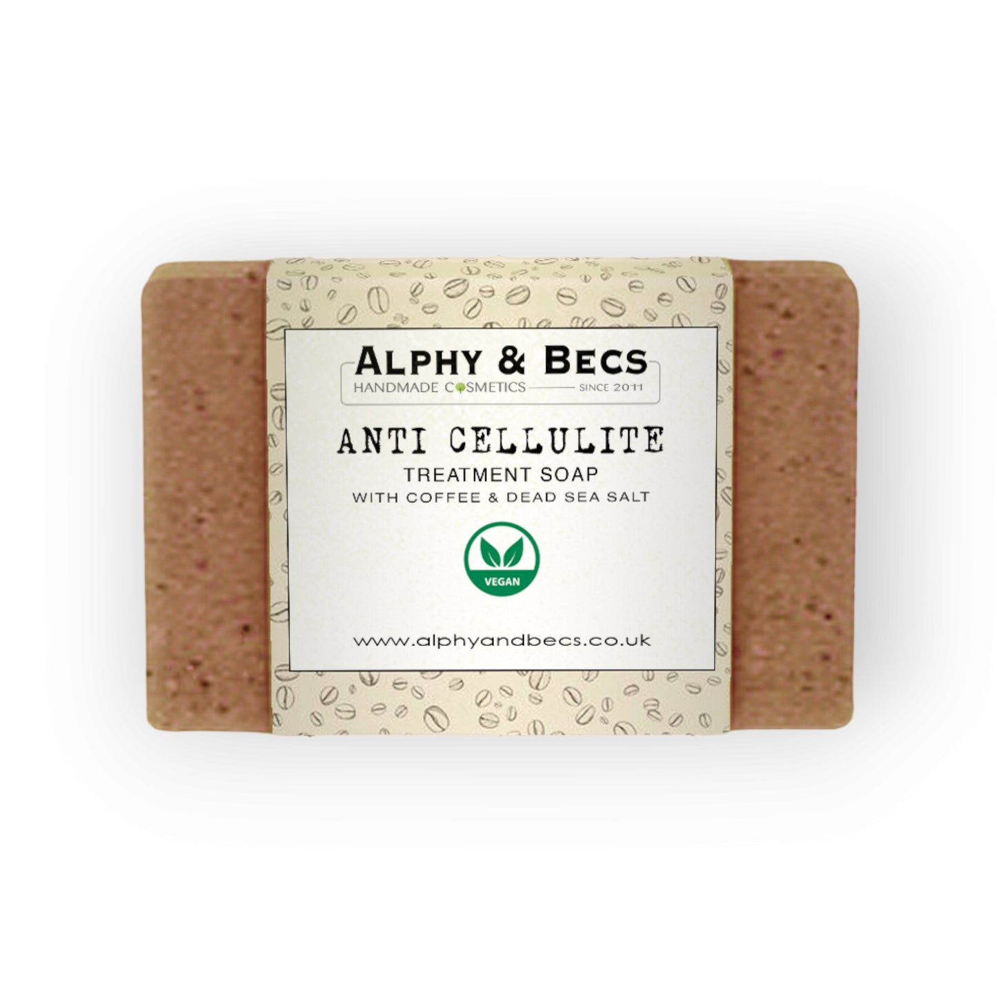 Anti Cellulite Treatment Soap Bar With Coffee Extract and Dead Sea Salt