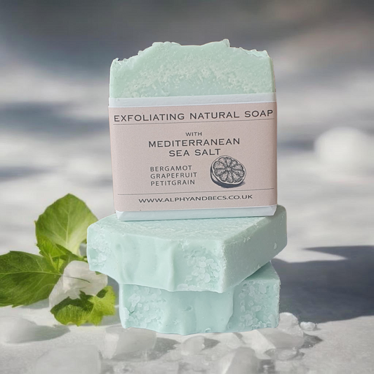 Natural Exfoliating Soap - Mediterranean Sea Salt