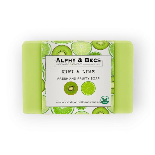 Fresh & Fruity Glycerine Soap - Kiwi & Lime - 100gr.