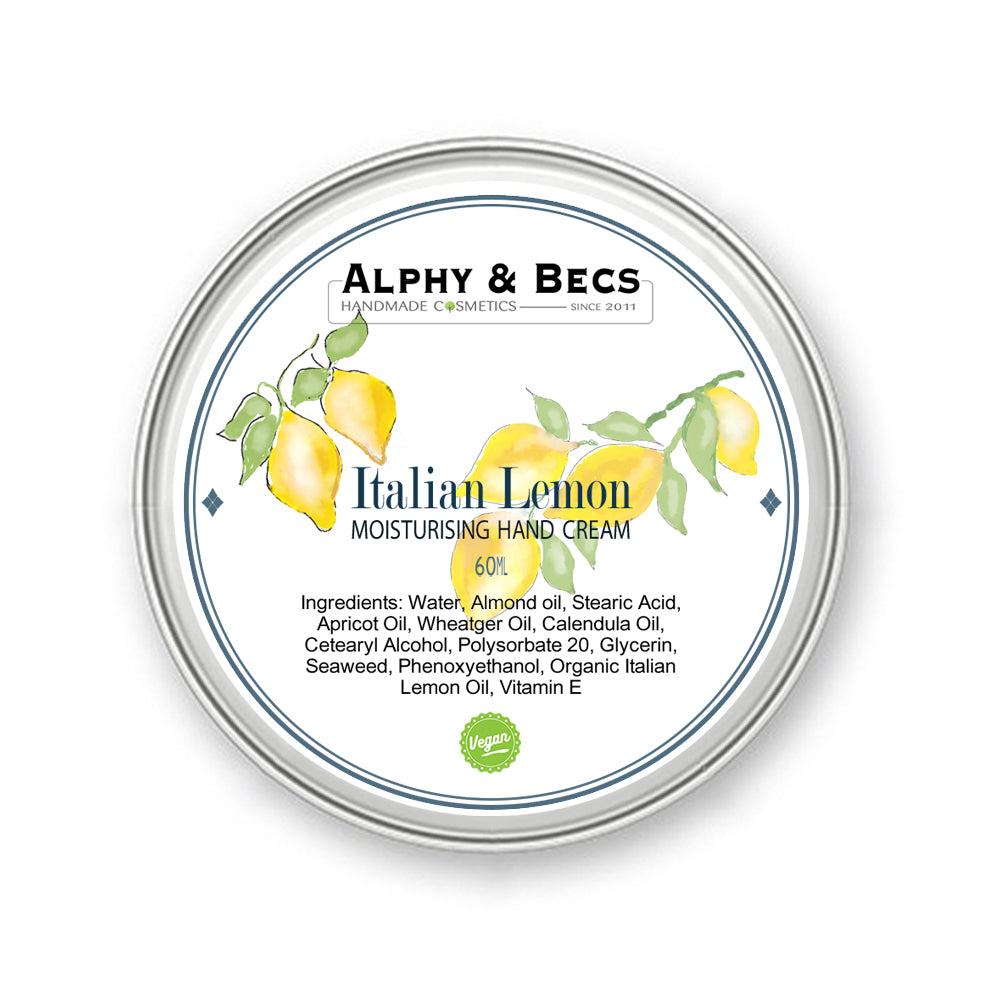 Organic Hand Cream - Italian Lemon - 60ml