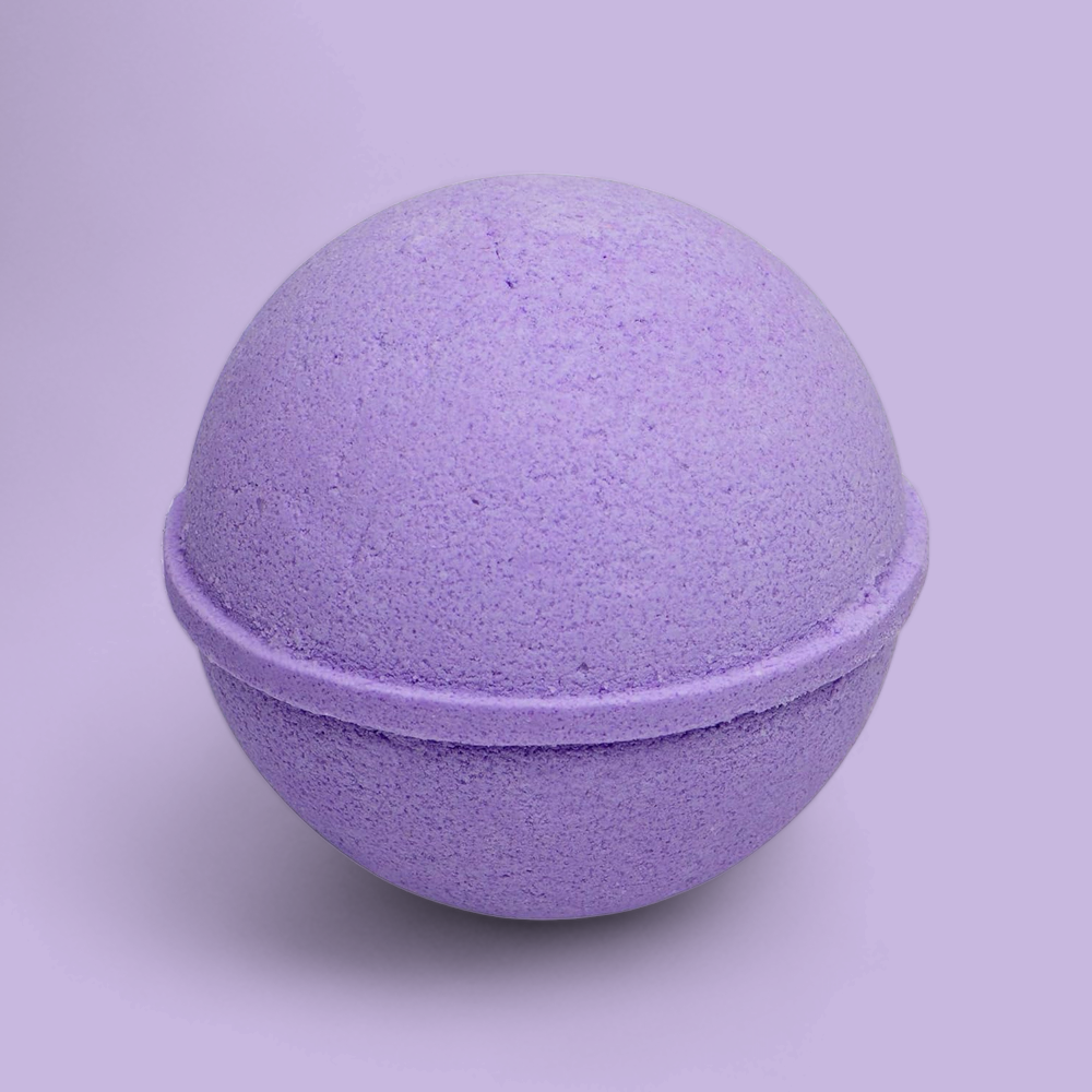 Vegan Bath Bombs - Parma Violet - With Epsom Salts - 3 x 80gr