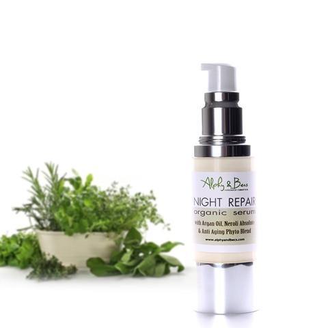 Alphy and Becs Night Repair Organic Serum