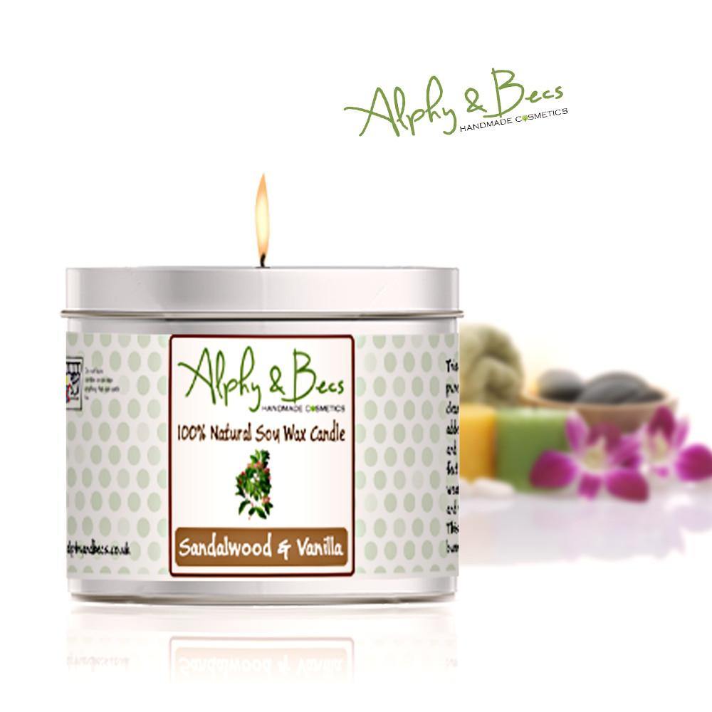 Eco-Soy Candle - Sandalwood & Vanilla - 200gr.