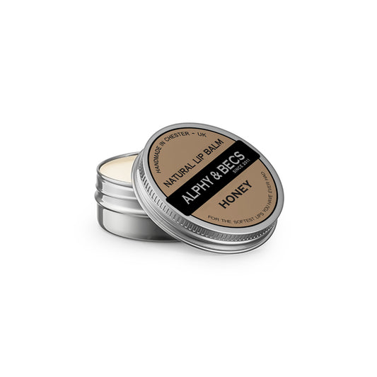 Natural Lip Balm Tin With Mango Butter - Honey Flavour - 15ml