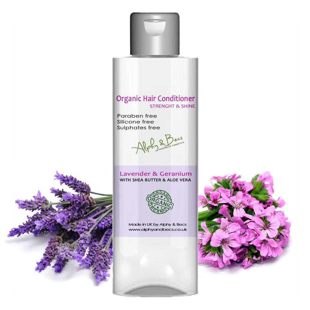 Organic Herbal Conditioner - Lavender & Geranium - Alphy & Becs